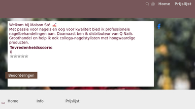 www.NagelstylisteMaisonSté.be